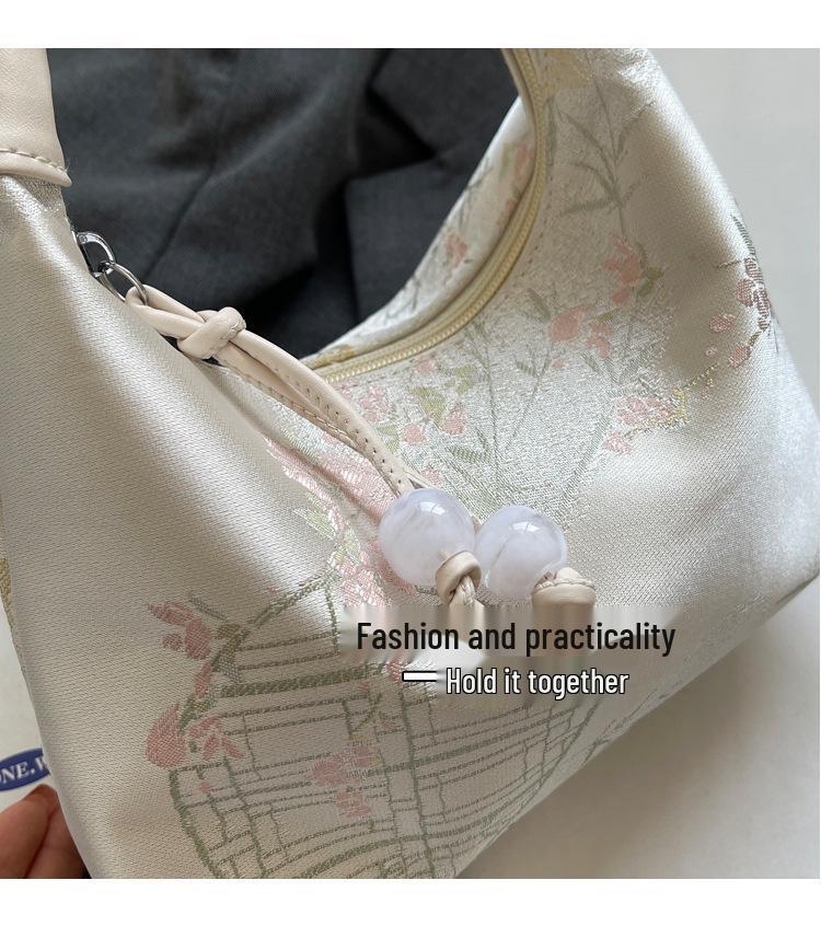 2025 Women's High-End Chinese Style Embroidered Crossbody Dumpling Bag