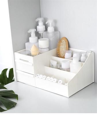 Kosmetik-Aufbewahrungsbox mit großer Kapazität, Schublade, Make-up-Organizer, Schminktisch, Hautpflege-Rack, Hausbehälter, Handy-Kleinigkeiten