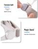 Breathable White Neck Brace: Adjustable Height, Anti-Forward Posture, Portable Support for Neck Lines