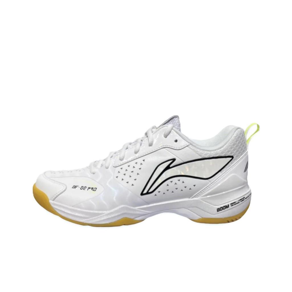 Li Ning Blade II Pro Sports Comfortable Shock Absorption Wear-Resistant Low-Top Badminton Shoes Unisex Sneaker White AYZV001-1