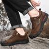 Herren Westernstiefel Echtlederstiefel Outdoorschuhe Herren Flats Bequeme Herren Wanderstiefel