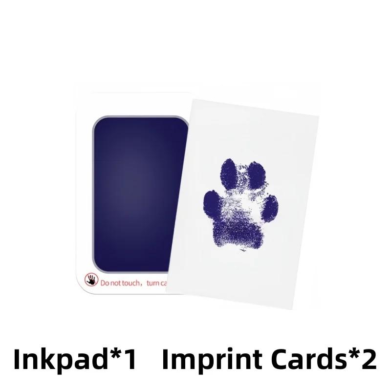 Baby Handprint and Footprint Kit Safe Non-Toxic Ink Pads Clean Inkless Touch Pet Paw Print Ink Kits with Baby Gift Baby Items