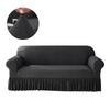 High Stretch Sofa Cover for Living Room Spandex Corner Sofa Covers with Skirt Dustproof Non-slip Sofa Slipcover for Home Hotel