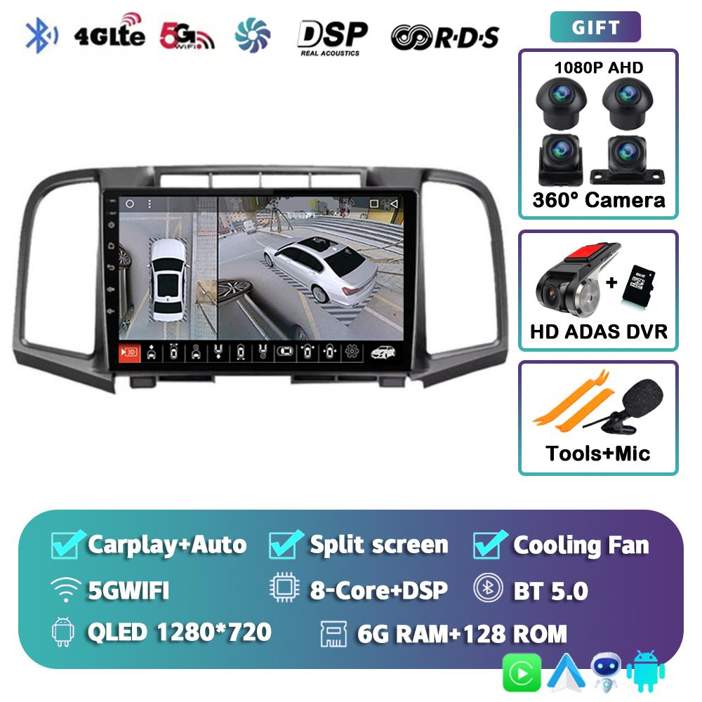 Android14 Carplay Auto For Toyota Venza 2008 - 2012 2013 2014 2015 2016 Car Radio Multimedia Player Video Stereo WIFI+4G BT 2DIN