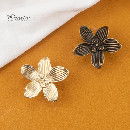 Blumenblatt-Schrankgriff, Einzelloch, robuste Zinklegierung, universeller Kommoden-/Schubladen-/Kleiderschrank-Zugknopf, Ersatz für Möbelbeschläge