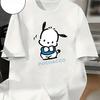 Summer New Unisexs Plus Size Super Cute Pochacco Printed Tshirt Cotton Y2K Loose Casual Versatile Short Sleeved Top
