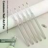 Nail Art Brush Checker Nail Drawing Painting Line Brush UV Gel Brush Detail Brush Nail Art Tool Acrylic DIY Design Manicure Tool