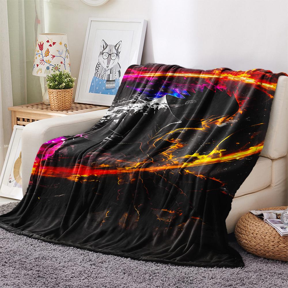 1 Stück Flanelldecke mit Cartoon-Druck, Hohe Qualität, Bequem für alle Jahreszeiten, Heimdekoration, Wärme und Komfort, Perfekt als Weihnachts- oder Geburtstagsgeschenk