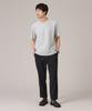 Takeo Kikuchi Men's Melange T-Shirt, Bishu Weave/Made In Japan, Light Gray (011) 04 (LL), 07031013