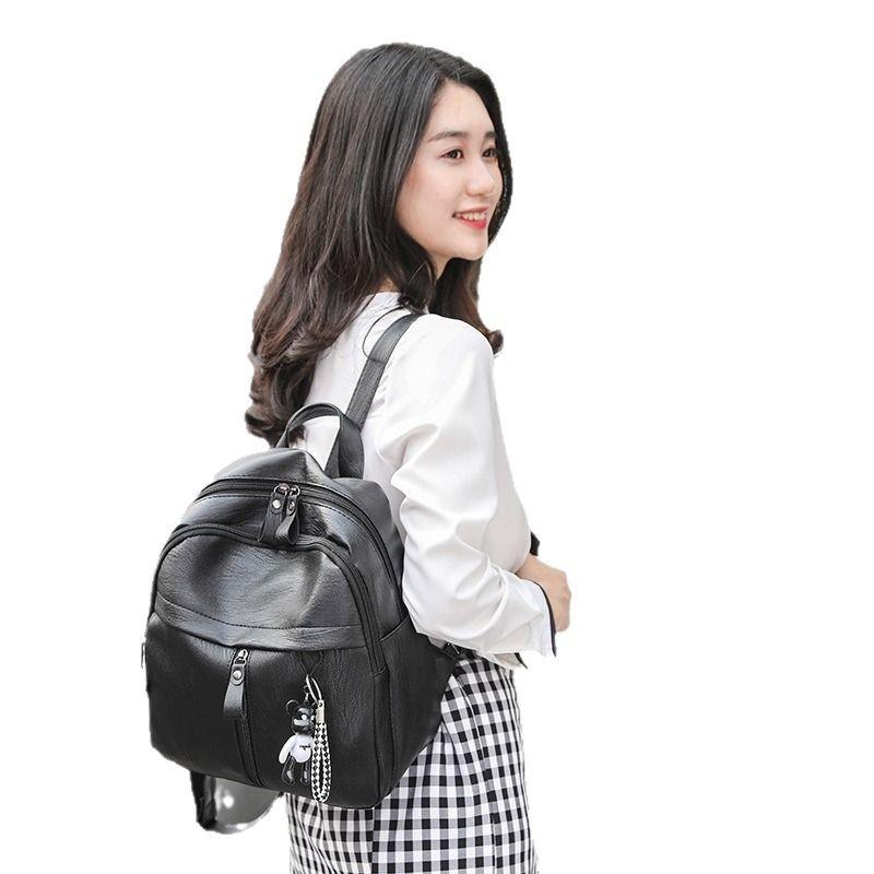 School Bag Female Large Capacity Commuter Backpack European and American