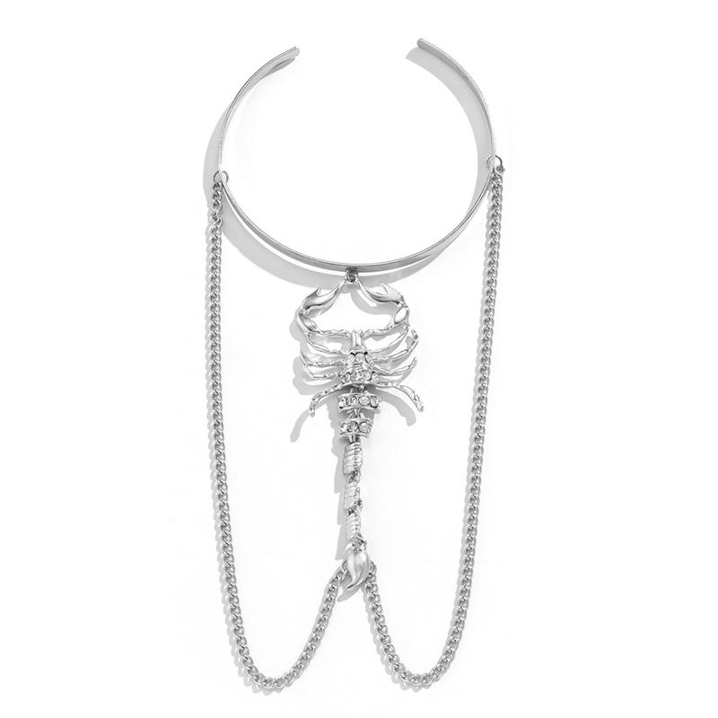 Punk Hip Hop  Tassel Bracelet Women Men Gothic Scorpion Arm Bangles Jewelry