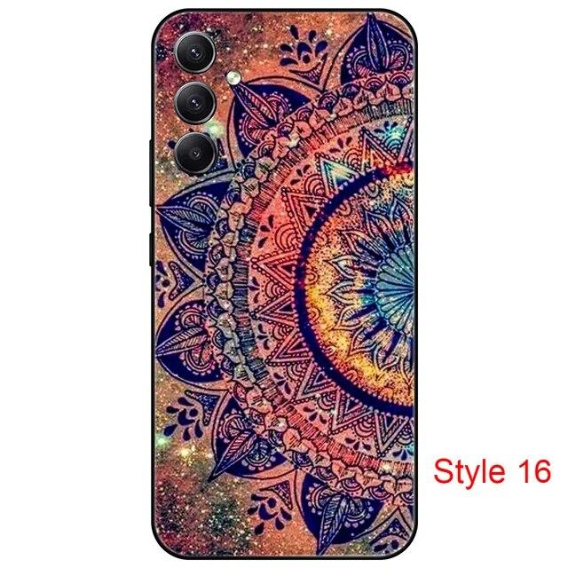 

Чехол для Samsung Galaxy A34 5G Черный 6,6 дюйма Милый цветок кролика Роскошный мягкий силиконовый ТПУ гибкий противоударный Полная защита Galaxy A34 5G-Y42_style17