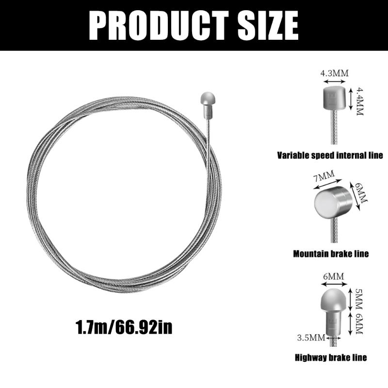 Bicycles Brake Wire Set for Mountain Bicycles Shifts Wire Cable for Mountain Bikes Bicycles Brake Cable Shifter Cables