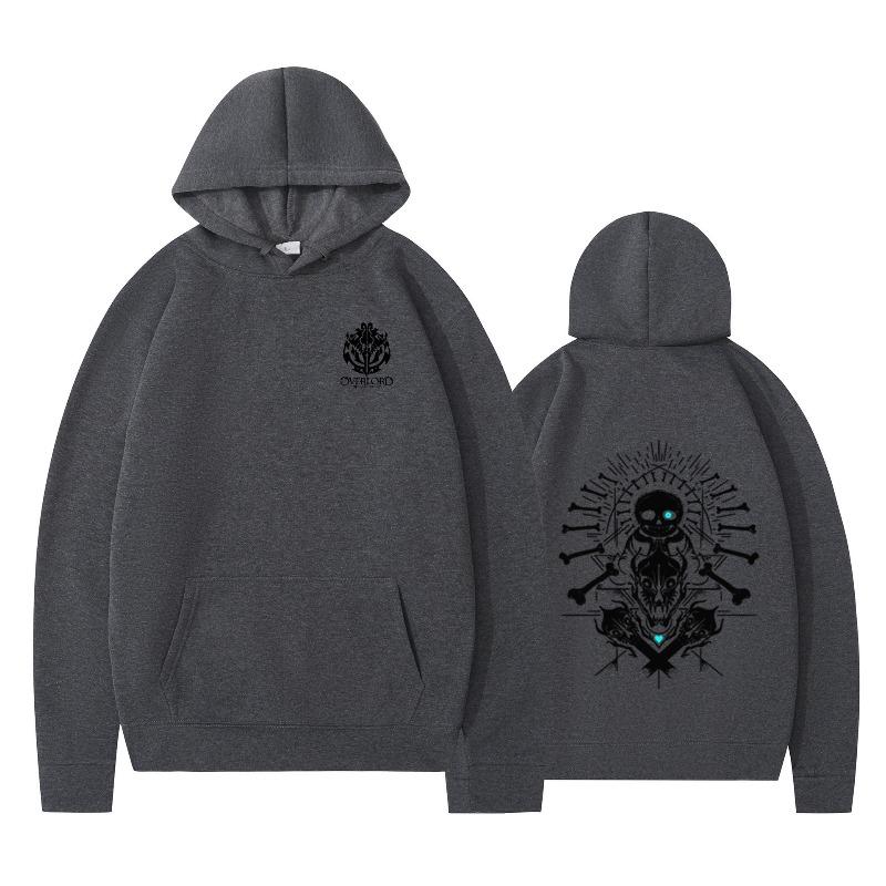 Autumn Winter Ainz Ooal Gown Hoodies Men Fashion Long Sleeve Sweatshirts Women Casual Harajuku Streetwear Sudaderas
