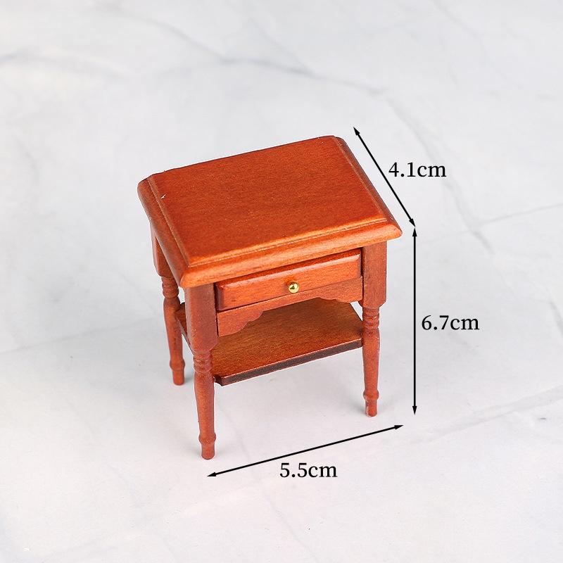 

1Pcs 1/12 Scale Wooden Cooktop Miniature Dollhouses Kitchen Stove Model Realistic Cupboard For Kids Playhouse And Decoration A2