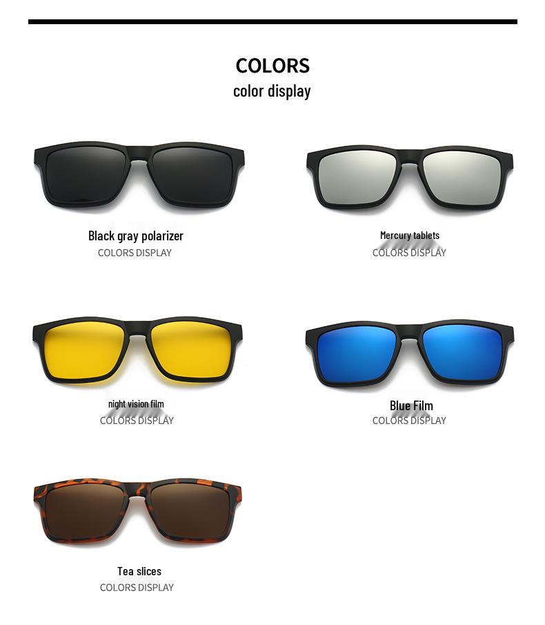 Polarized Cycling Clip-on Sunglasses - Trendy, Dazzling Styles for Men & Women with Prescription Frames.