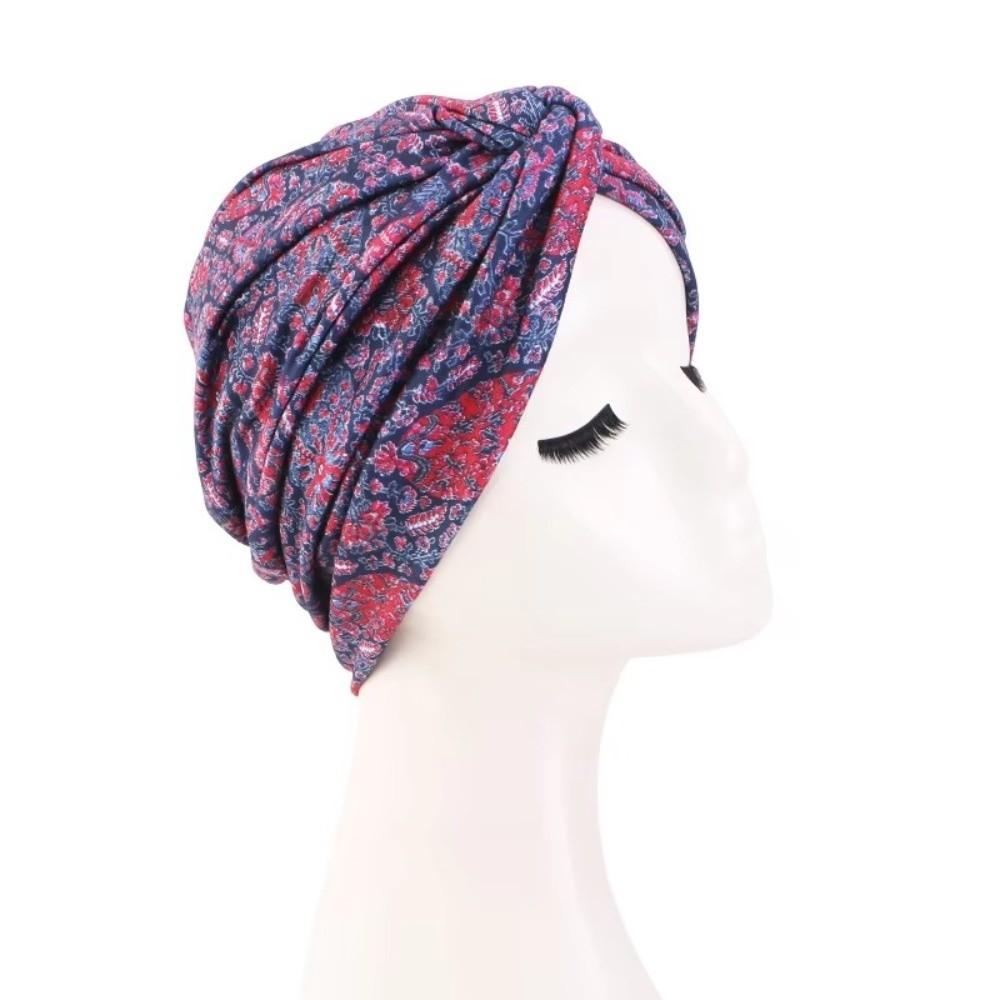 Elastic Women Turban Hat Breathable African Islamic Hair Loss Hat  Chemo Islamic Arab Cap Hat