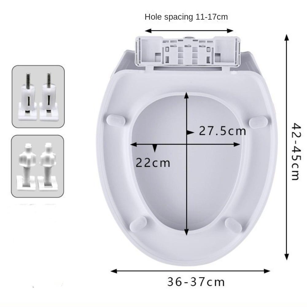 Thicken Toilet Parts Antibacterial Toilet Seat Lid New Toilet Lid  Bathroom