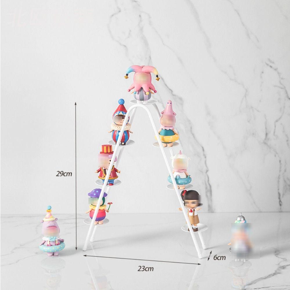 Iron Art Dessert Display Rack Pink/white European Style Figure Display Stand Garage Kits Storage Rack