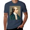 Johann Von Goethe German Author C0289671 Tshirt Work Short Sleeve Cotton Top