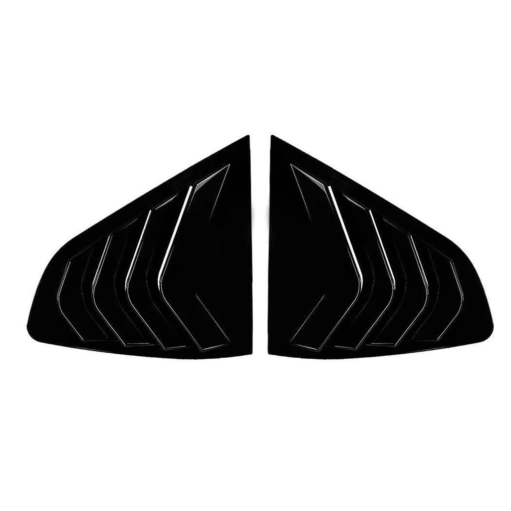 For BMW X4 G02 2018   -2024 ABS Plastic Rear Window Quarter Louver Cover Side Vent Trim Car Adhesive Accessories