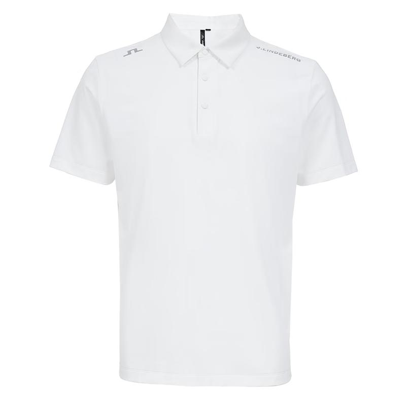 J.LINDEBERG Men's Sporty Short Sleeve Polo Shirt