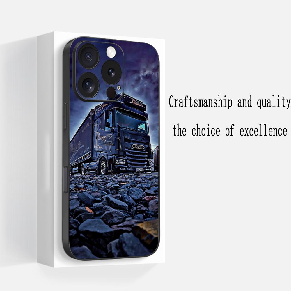 D-dafs Logo Car Logo Fashion Pattern Phone Case For iPhone 17 16 E 15 14 13 12 Plus Mini Pro Max Soft Black Shockproof Cover
