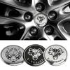 4pcs 56mm 60mm Universal Car Wheel Center Cover Hub Cap Wolf Sticker Replacement