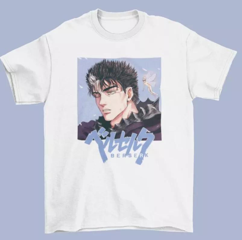 Футболка Берсерк, Гатс аниме, футболка манга, унисекс футболка аниме Берсерк M