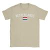 Emblem Of Netherlands T Shirt Summer  Cotton T Shirts For Unisex Design Tshirt Short Sleeve YK Casual Tees