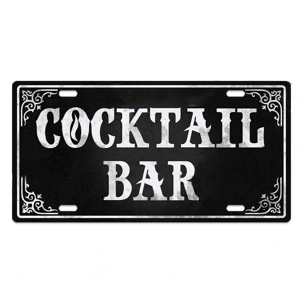 Vintage Wine Culture Metal Signs Wall Decor Licenses Plate Plaque Metal Vintage Tin Sign for Bar Pub Kitchen Dining Room