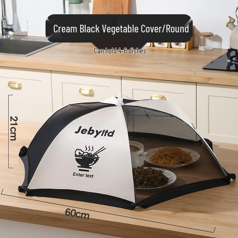 Large Foldable Food Cover - Dustproof, Insectproof, Flyproof, New Style Umbrella for Dining Table