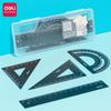 Custom Engraved Metal Triangle Ruler Set for First and Second Grade Students - Aluminum Alloy
