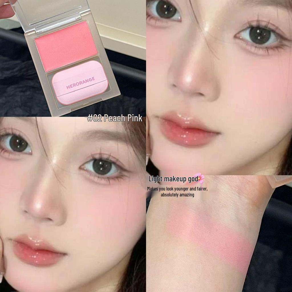 Bobo Milk Mist Vitality Blush: Natural Matte Korean Style for a Youthful Complexion.