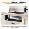 Double Set Waterproof Plastic Drawer Trays With Gentle Shut Mechanism For Home Practical Bathroom Organizers