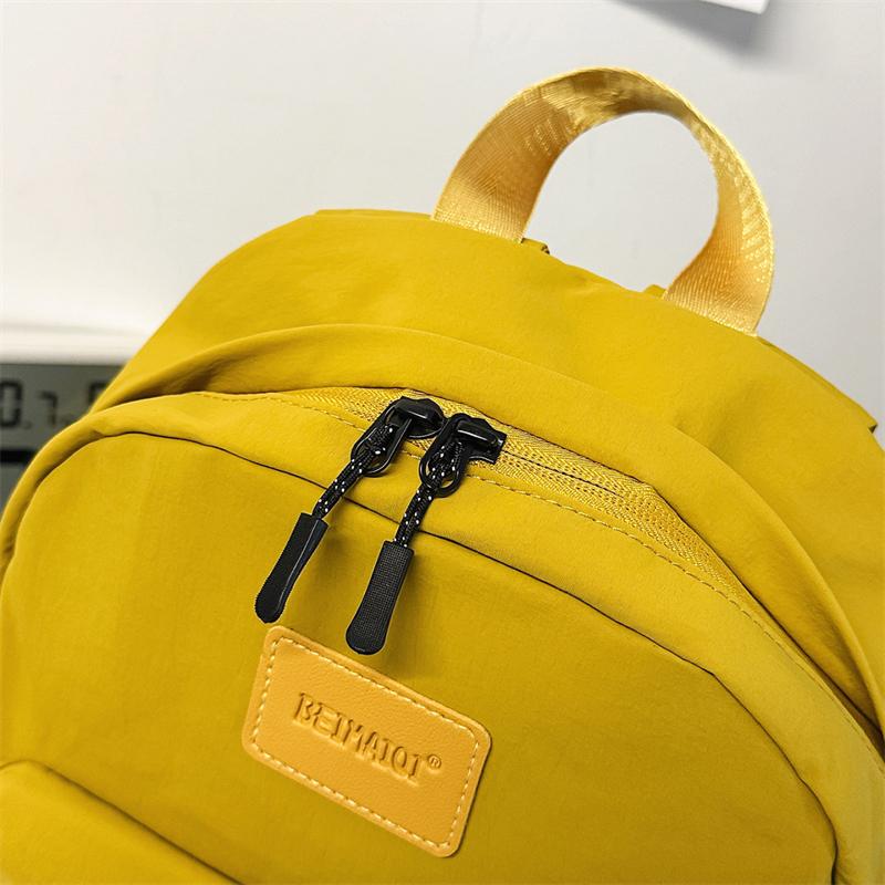 Nylon Backpack Women's Lightweight Water-repellent Student Schoolbag Outdoor Travel Backpack