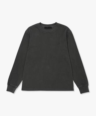 PLAC Vintage Dyed Graphic T-Shirt Charcoal