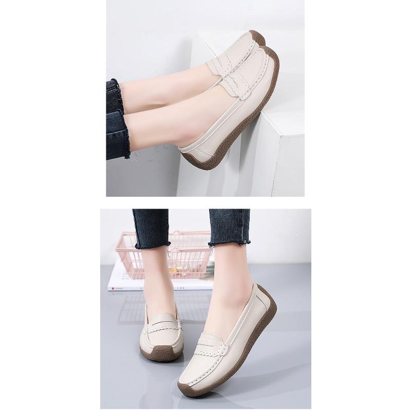 New Spring Women's Fashionable and Versatile Flat Mom Shoes and Anti-slip Women's Shoes