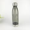 Outdoor Sports Water Bottle 24oz 650ml Leakproof Transparent AS Plastic Cup With Lid Hiking Camping Gym