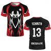 Maglietta da Calcio JUL Serie 3D 90 Minuti, Maglietta Sportiva Estiva Outdoor Asciugatura Rapida da Uomo, T-shirt Girocollo Vestibilità Larga