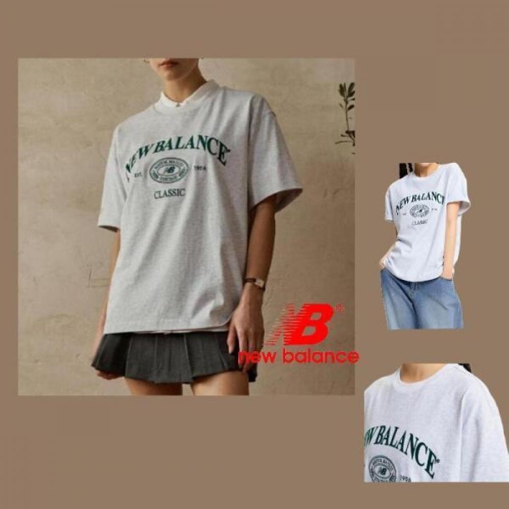 

New Balance Uni Heritage Short Sleeve Tee Nbnee21113 16 (16)Light Gray／85(XS)