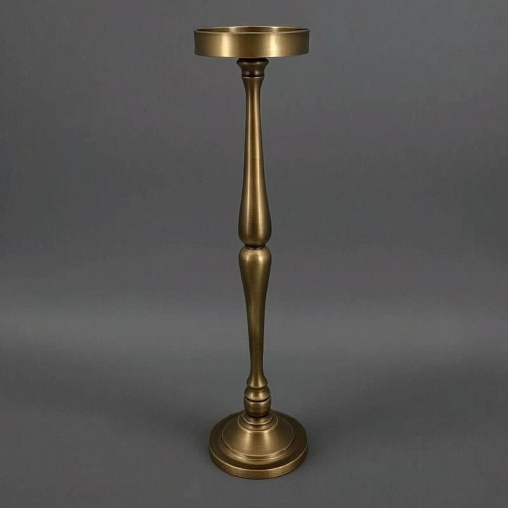 Bodenkerzenhalter Antik Bronze-Ton Kerze Hoch für