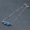 Rose Gold Blue White Green Eyed Snake Drawstring Womens Versatile Bracelet