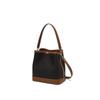 Daks Brown Barnet Dd Pattern Leather Medium Bucket Bag
