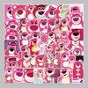 Adorable 50 Pcs Lotso Cartoon Stickers For Children's Toys Waterproof Sunproof