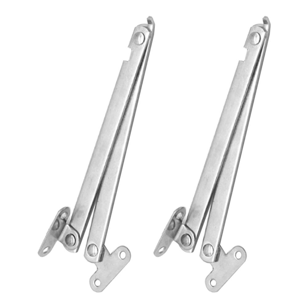 2Pcs Cabinet Hinges Metal Folding Cabinet Furniture Connector Doors Close Lift Up Stay Support Hinges Kitchen Accessories