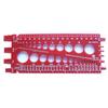 Multi Functional Inch Metric Quick Identification Nut Bolt Thread Check Gauge Protable Thread Measuring Tool