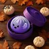 Dumpling Desktop Ornaments 1/2/3Pcs Purple Ghost Squeeze Toy Halloween Steamed Bun Stress Relief Toys Clear Ball Fidget Toy