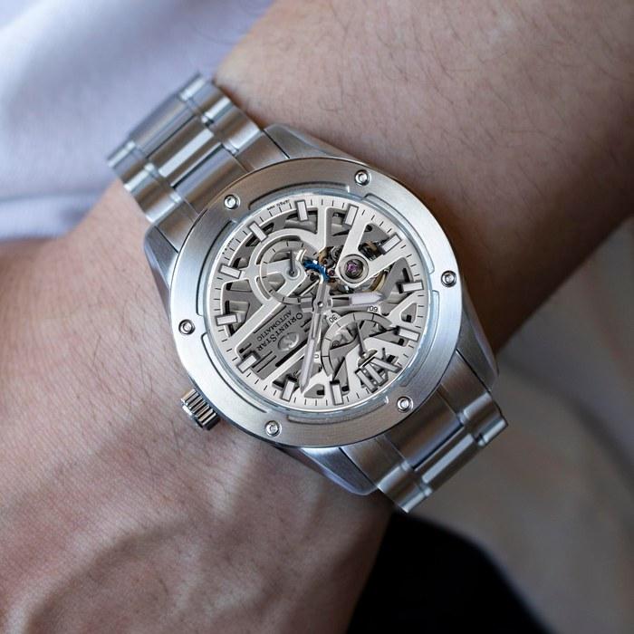 [Orient Star] ORIENT STAR Automatic Watch M34 F8 Avant-Garde Skeleton Mechanical Japan Domestic Warranty 2 Years RK-BZ0001S Men's Silver