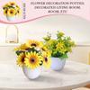 Simulation Grüne Pflanze Topf Ornamente Anlage Kombination Indoor Desktop Ornamente Simulation Künstliche Blume Pflanze Bonsai